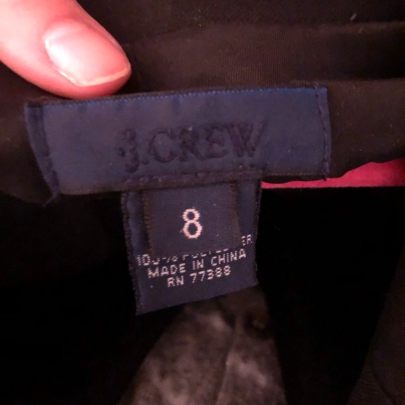 J Crew size 8 black blazer. - Picture 3 of 5